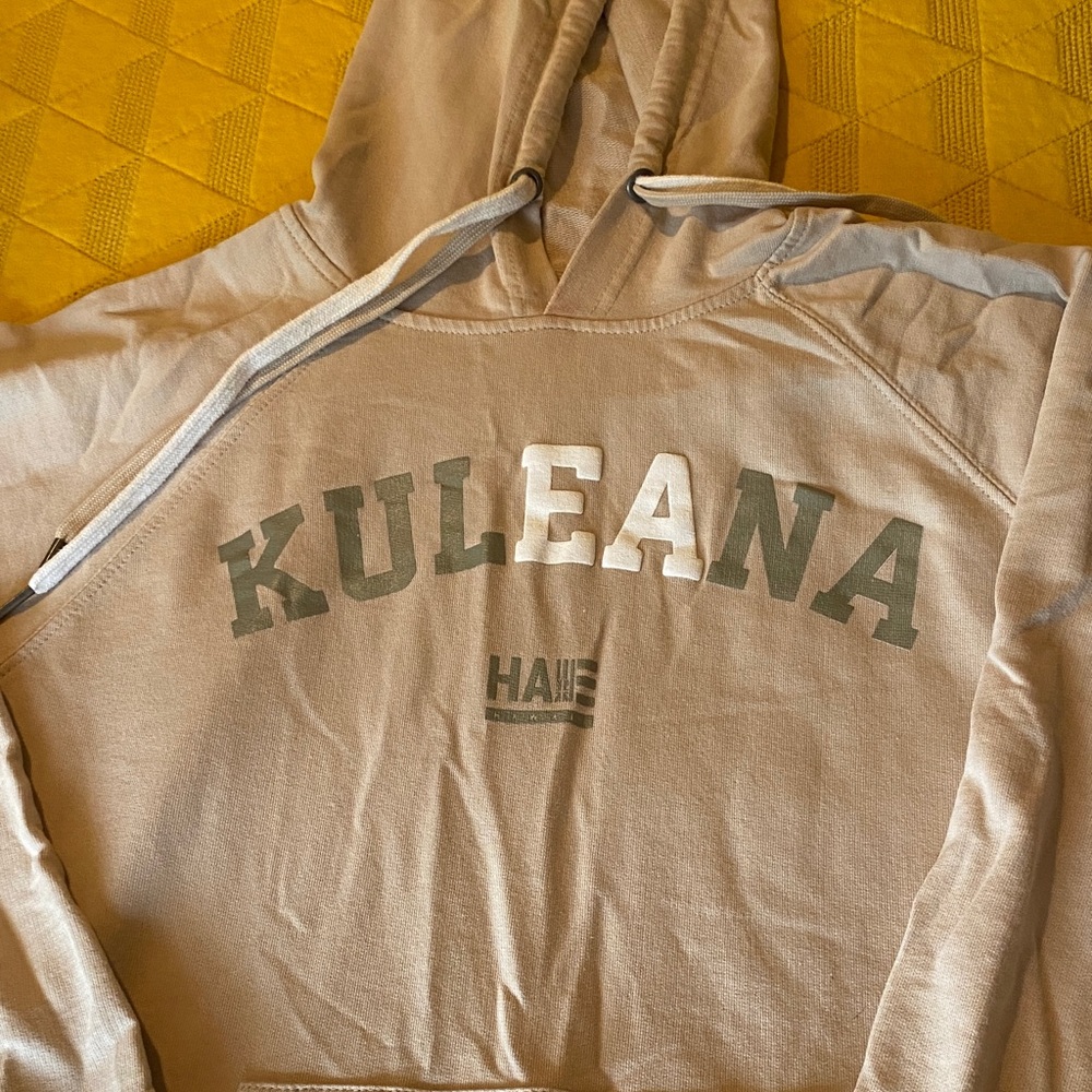 Kuleana Beige Hoodie